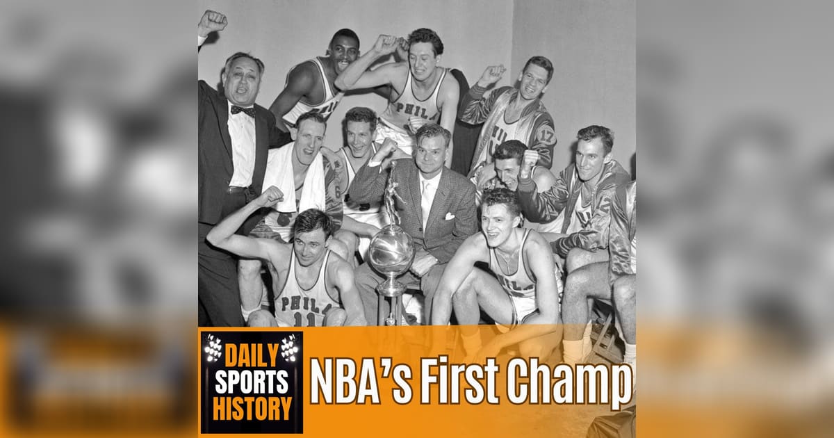 Who was NBA’s 1st champion?