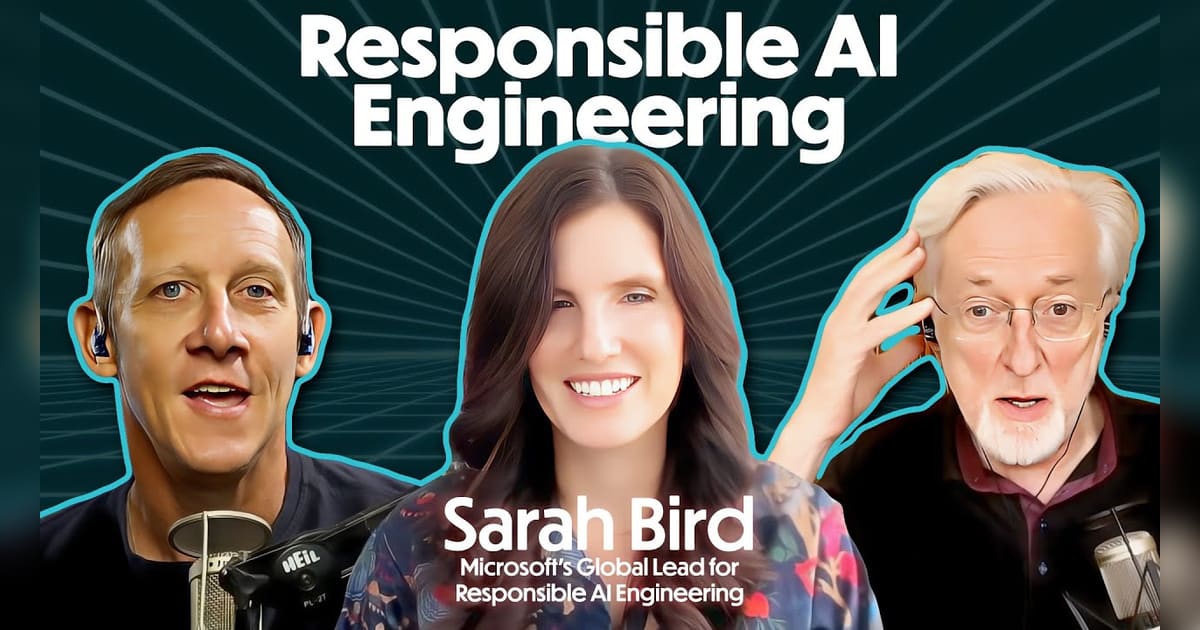 How Microsoft is Making AI Trustworthy Exclusive Interview w/ Sarah