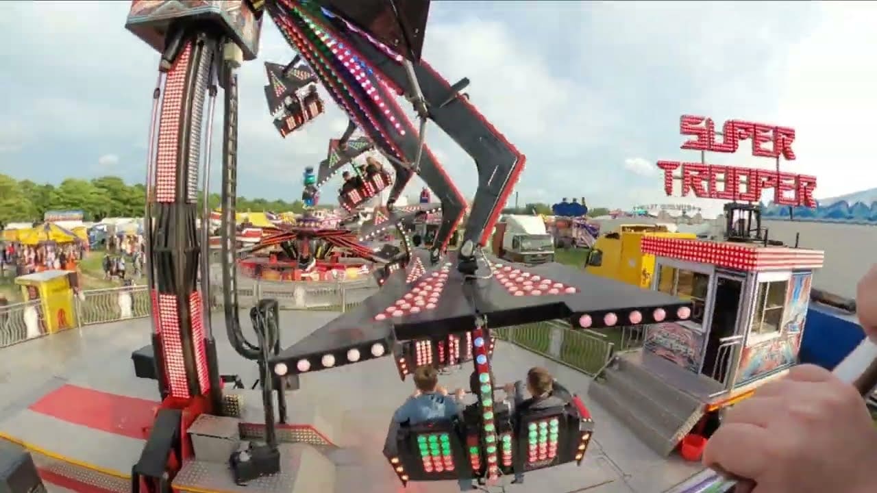 SUPER TROOPER | ONRIDE POV | THE HOPPINGS 2022 | THRILL SEEKERS PARADISE